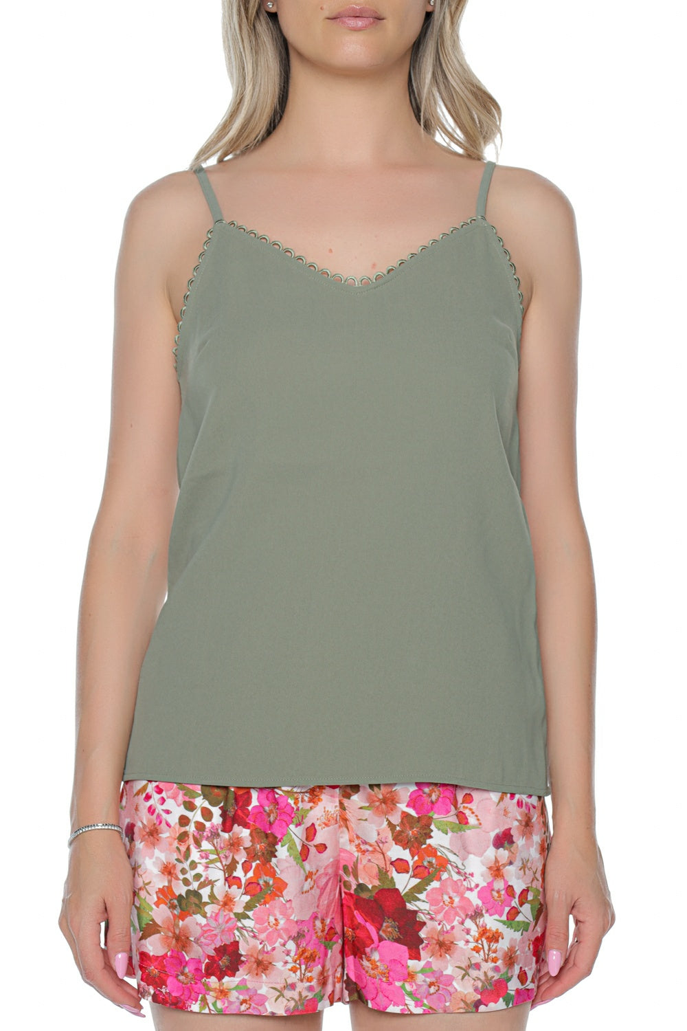 Top Ted Baker Andreno Strappy Cami With Roul