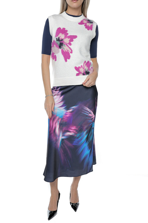 Top Ted Baker Selenha Intarsia Knitted Floral