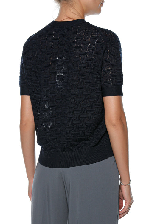 Tricou Ted Baker Emeta Touch Of Silk Knitted Crew Neck