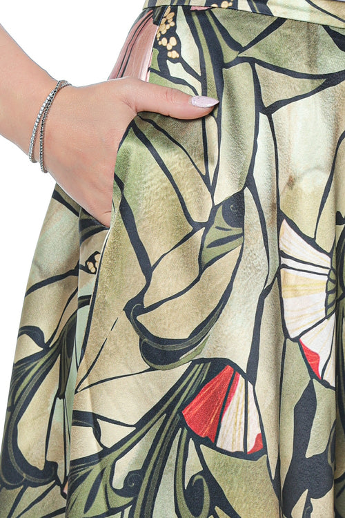 Fusta Ted Baker Alhie Printed Midi