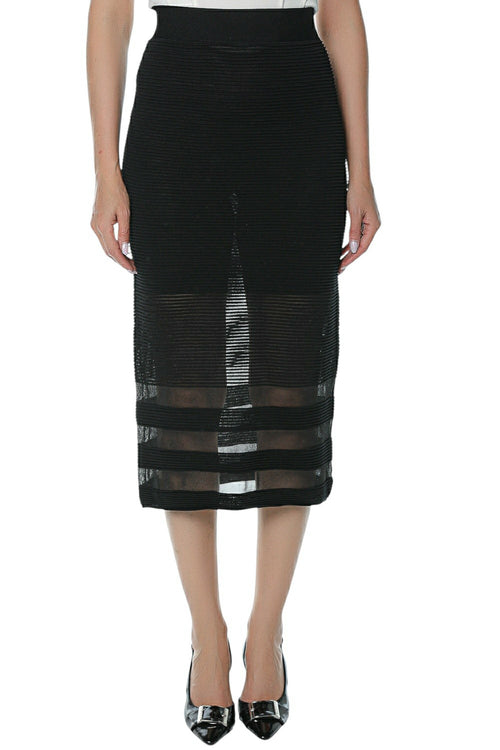 Fusta Ted Baker Cairie Knit Pencil With Invisible Yarn Pa