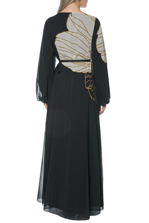 Rochie Ted Baker Cammeli Long Sleeve Printed Maxi