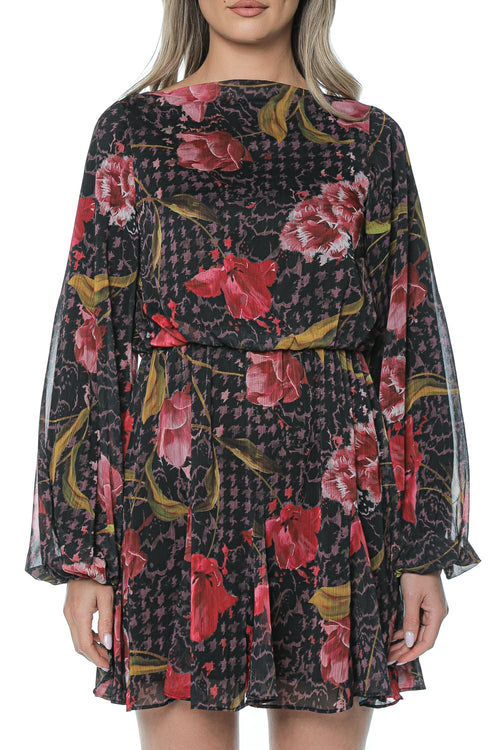 Rochie Ted Baker Endrina Long Sleeve Printed Midi