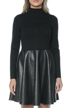 Rochie Ted Baker Milioa Mini With Faux Leather