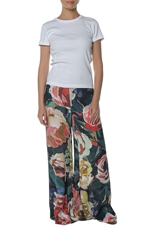 Pantaloni Ted Baker Opulena Printed Wide