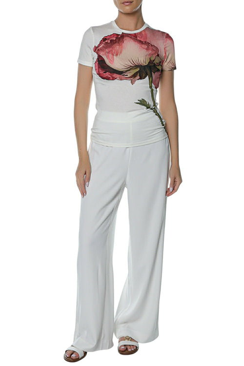 Pantaloni Ted Baker Gorjja Piping Detail Wide Leg Crepe