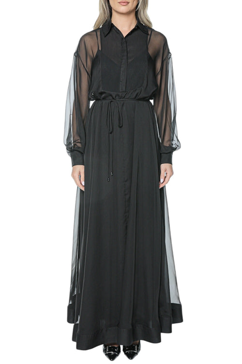Rochie Ted Baker Miiaah Printed Bib Detail Maxi