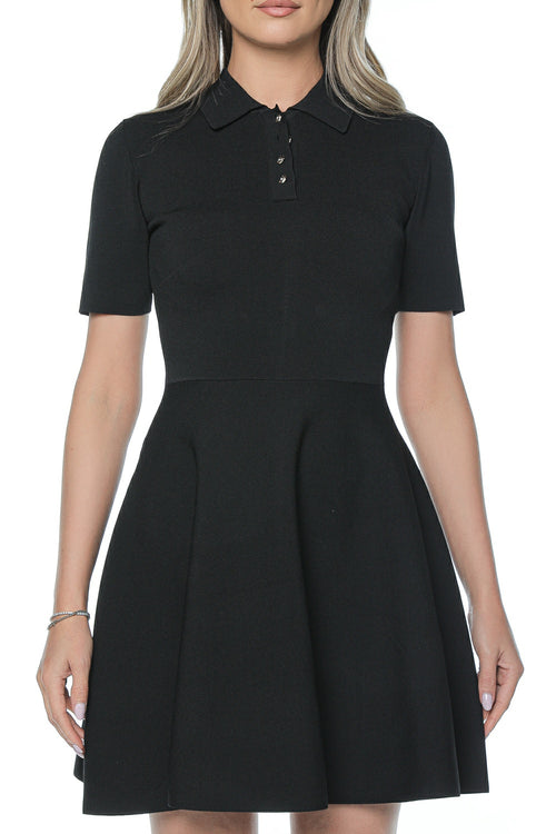 Rochie Ted Baker Rondaa Mini Short Sleeve Knitted Polo