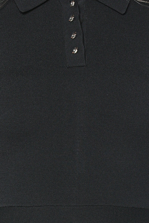Rochie Ted Baker Rondaa Mini Short Sleeve Knitted Polo
