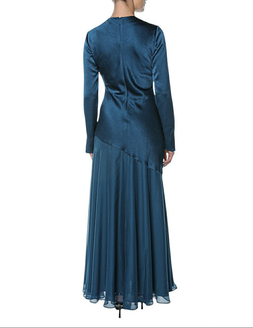 Rochie Ted Baker Shkye Long Sleeve Diagonal Waist Seam Maxi