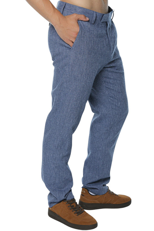 Pantaloni Ted Baker Givrant Slim Fit Linen Blend