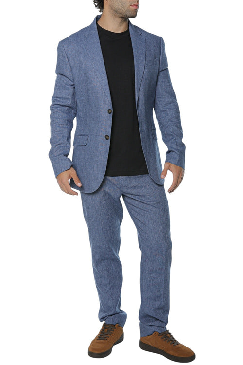Pantaloni Ted Baker Givrant Slim Fit Linen Blend