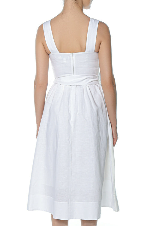 Rochie Ted Baker Gemha Tie Waist Floral Midi Sundress