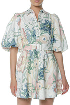 Rochie Ted Baker Olliiv Puff Sleeve Printed Mini