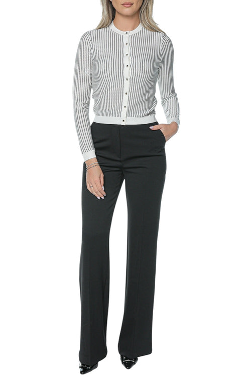 Pulover Ted Baker Nera Knitted Crew Neck Cropped