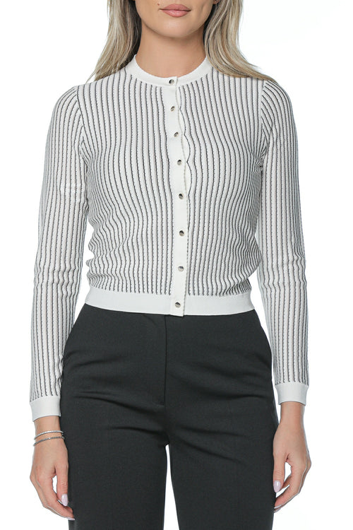 Pulover Ted Baker Nera Knitted Crew Neck Cropped