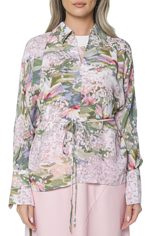 Camasa Ted Baker Wiinni Printed Tie Detail