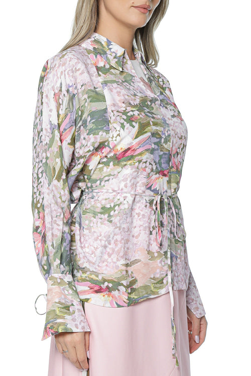 Camasa Ted Baker Wiinni Printed Tie Detail