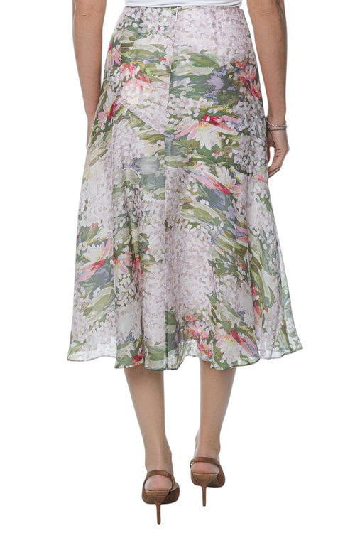 Fusta Ted Baker Layda Printed Midi With Diagonal Seam De
