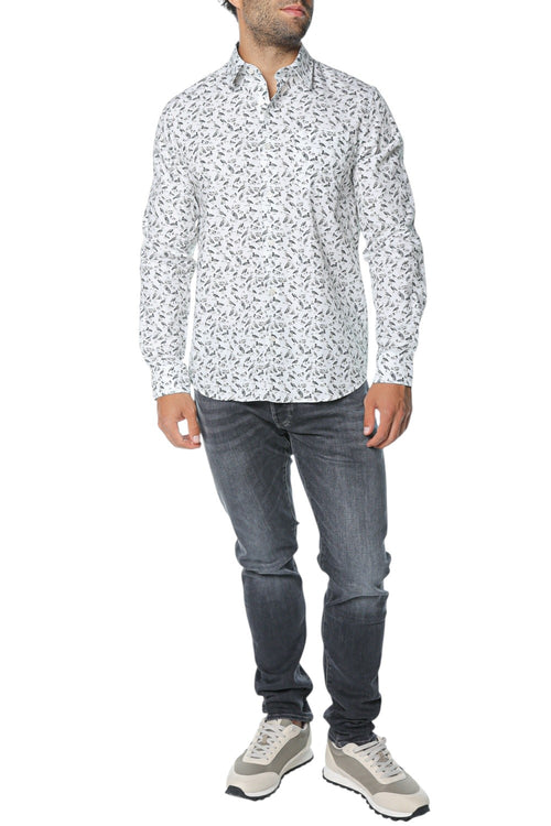 Camasa Ted Baker Bothwik Ls Regular Mini Duck Print