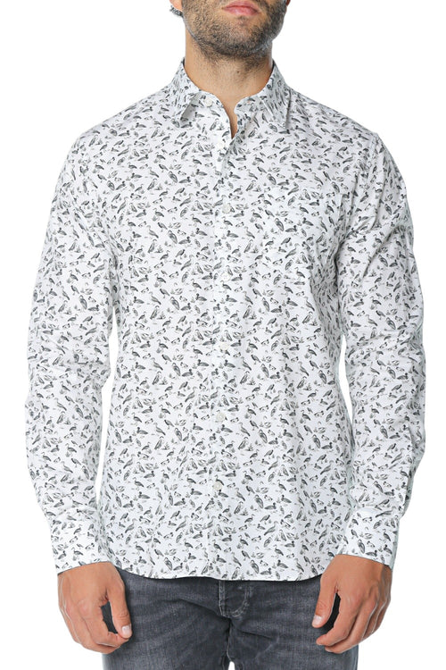 Camasa Ted Baker Bothwik Ls Regular Mini Duck Print