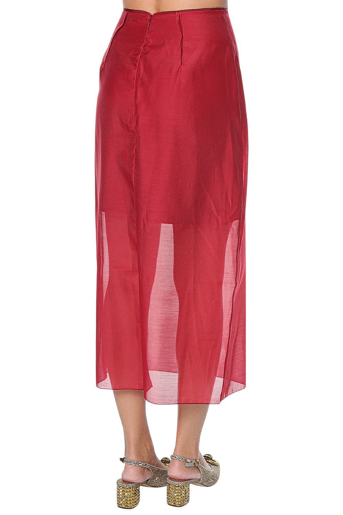 Fusta Ted Baker Deka Organza Overlay Midi