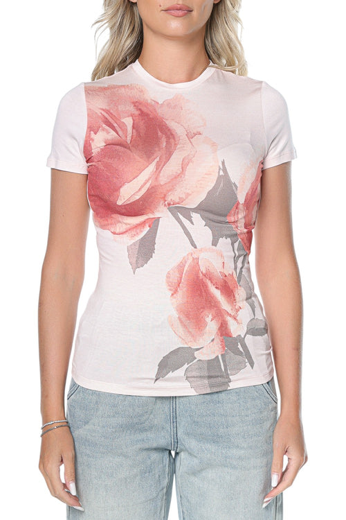 Tricou Ted Baker Bindii Floral Printed Fitted