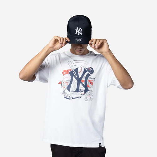 Tricou New Era Mlb Food Graphic Oversized New York Yankees