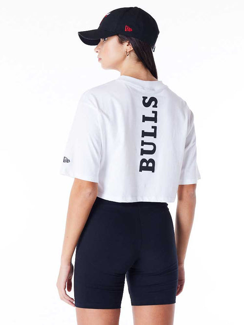 Tricou New Era Nba Team Logo Crop Chicago Bulls