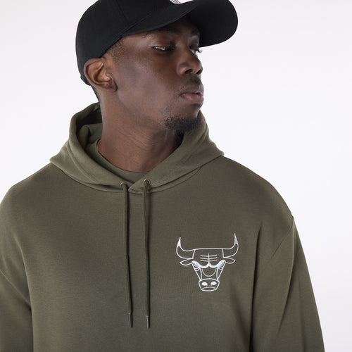 Hanorac New Era Chicago Bulls Nba League Oversized Hoodie