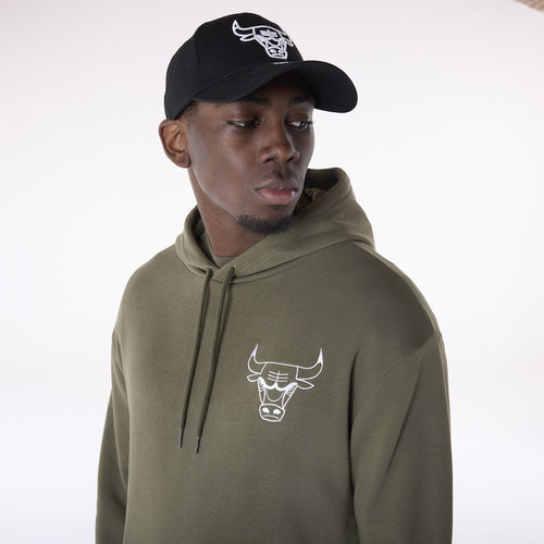 Hanorac New Era Chicago Bulls Nba League Oversized Hoodie