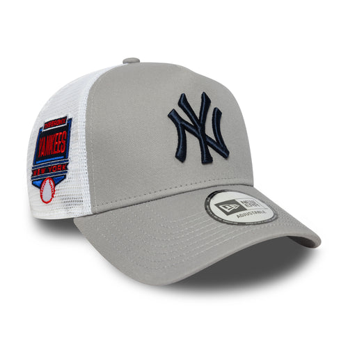 Sapca New Era Mlb Side Patch New York Yankees 9Forty A-Frame Trucker