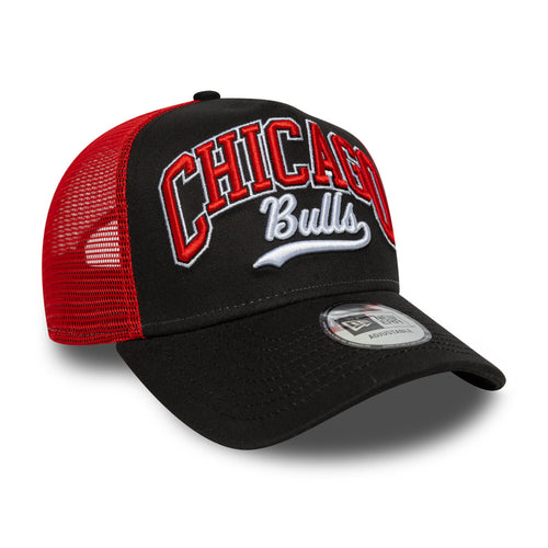 Sapca New Era Nba Script Chicago Bulls 9Forty E-Frame Trucker
