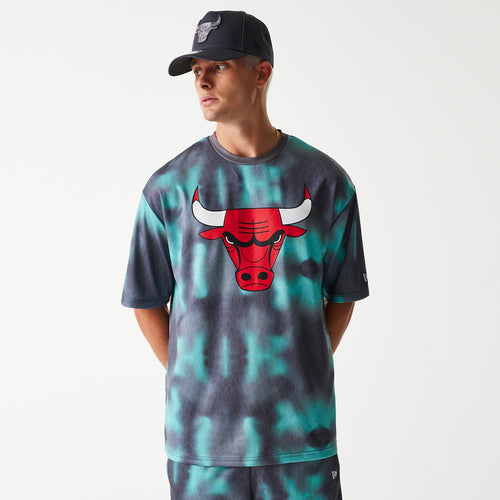Tricou New Era Chicago Bulls Nba All Over Print Oversized