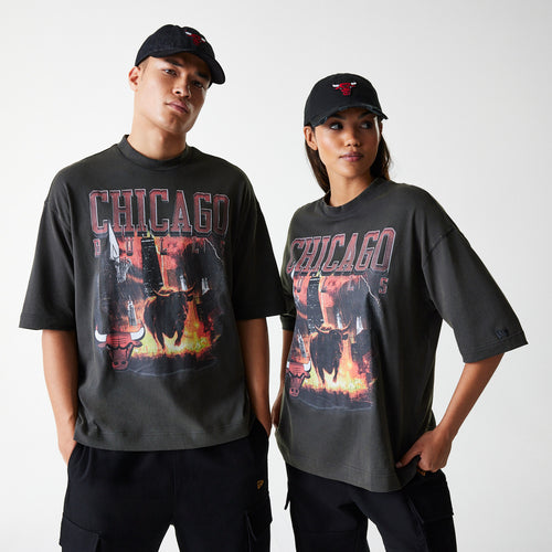 Tricou New Era Nba Washed Graphic