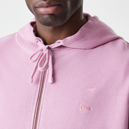 Hanorac New Era Mclaren Racing Washed Oversized Full Zip Hoodie