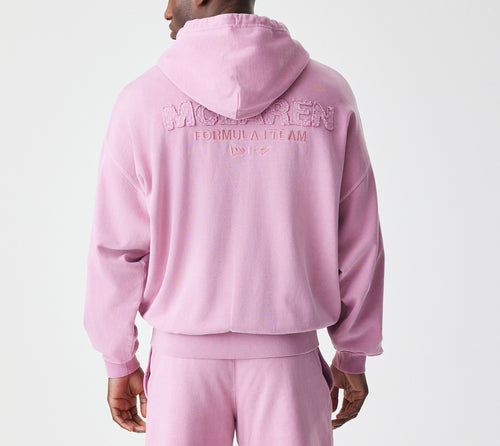 Hanorac New Era Mclaren Racing Washed Oversized Full Zip Hoodie