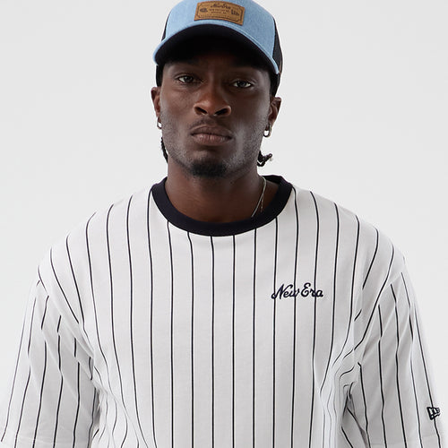 Tricou New Era New Era Pinstripe Open Oversized