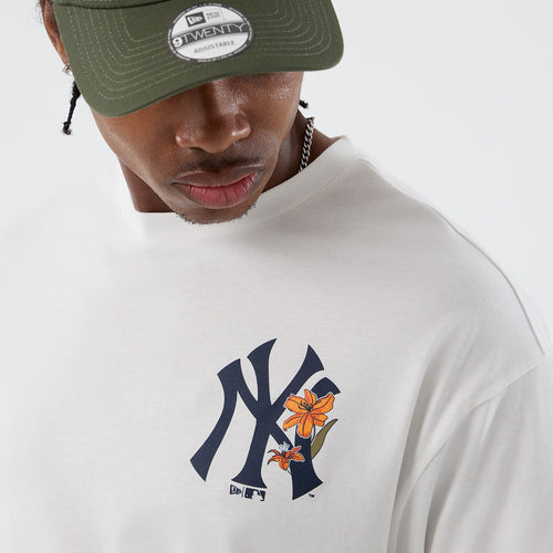 Tricou New Era New York Yankees Mlb Floral Oversized