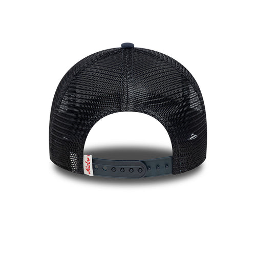 Sapca New Era Oval Patch Navy 9Forty A-Frame Trucker Adjustable
