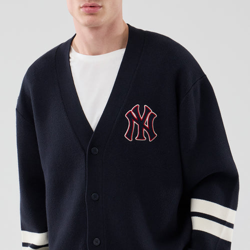 Pulover New Era Ny Yankees Logo Button Up