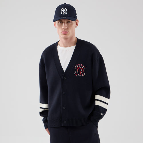 Pulover New Era Ny Yankees Logo Button Up