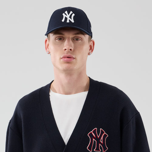 Pulover New Era Ny Yankees Logo Button Up