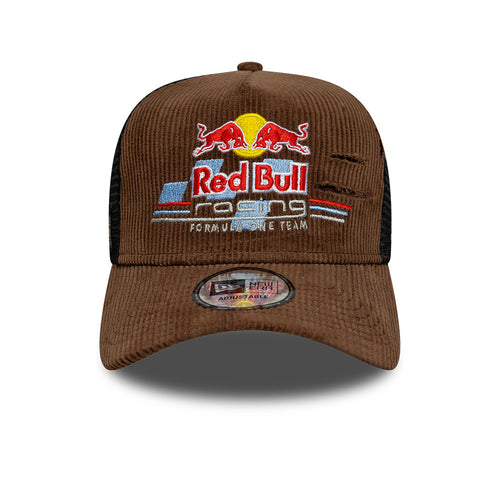 Sapca New Era 9Forty Distressed Cord Red Bull F1 Reglabila
