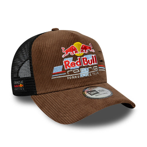 Sapca New Era 9Forty Distressed Cord Red Bull F1 Reglabila