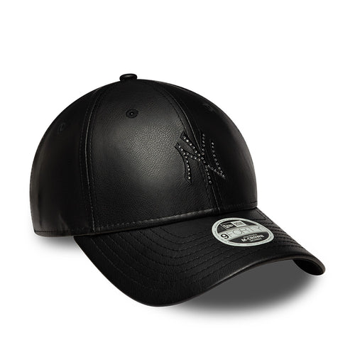 Sapca New Era 9Forty M-Crown Women Diamante Faux Leather Ny Yankees Reglabila