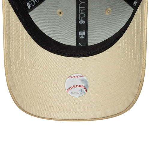 Sapca New Era 9Forty Women Pattern Faux Leather Ny Yankees Reglabila