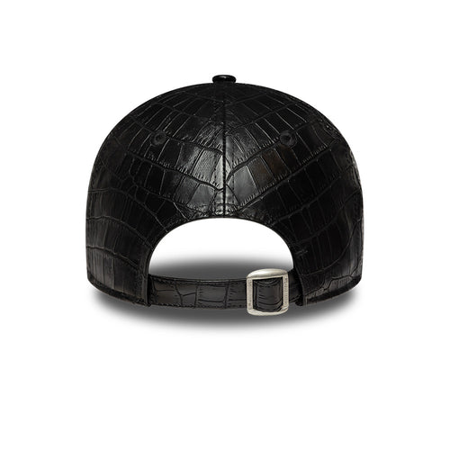 Sapca New Era 9Forty Women Pattern Faux Leather Ny Yankees Reglabila