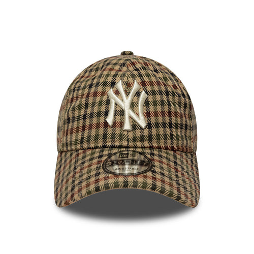 Sapca New Era 9Twenty Img Water Repellent Check Ny Yankees Reglabila