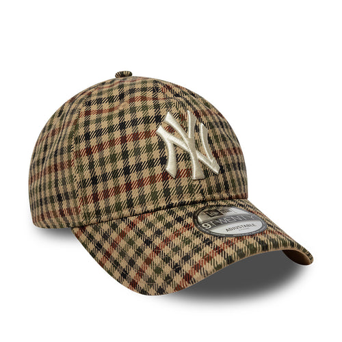 Sapca New Era 9Twenty Img Water Repellent Check Ny Yankees Reglabila